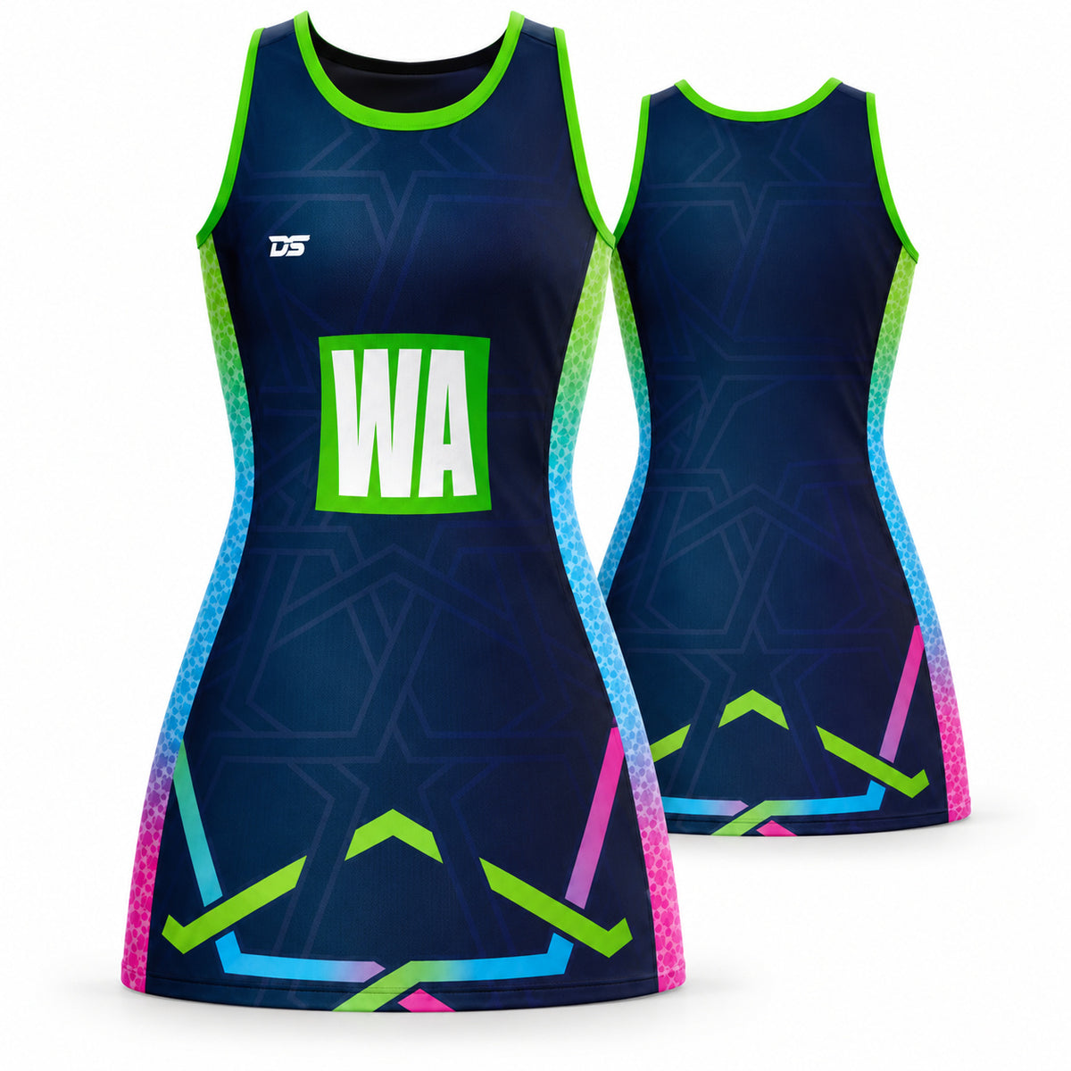 Custom Netball Dress - Design 8