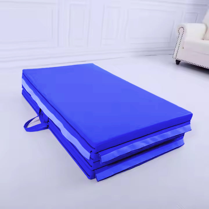 Folding Gymnastic Mat - Blue