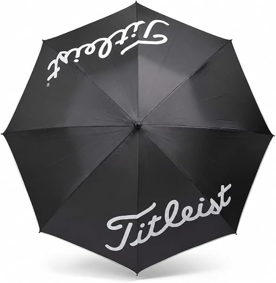 Titleist Tour Lightweight UV Umbrella, 66-Inch Arc, with Carbon Fibre Ribs and Soft Foam Handle