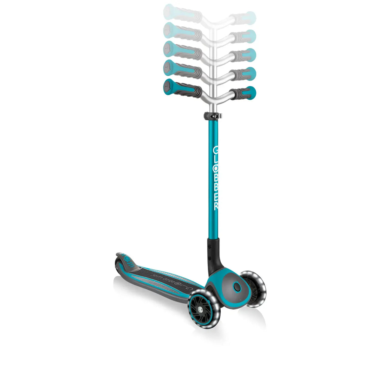 GLOBBER MASTER LIGHTS SCOOTER - TEAL