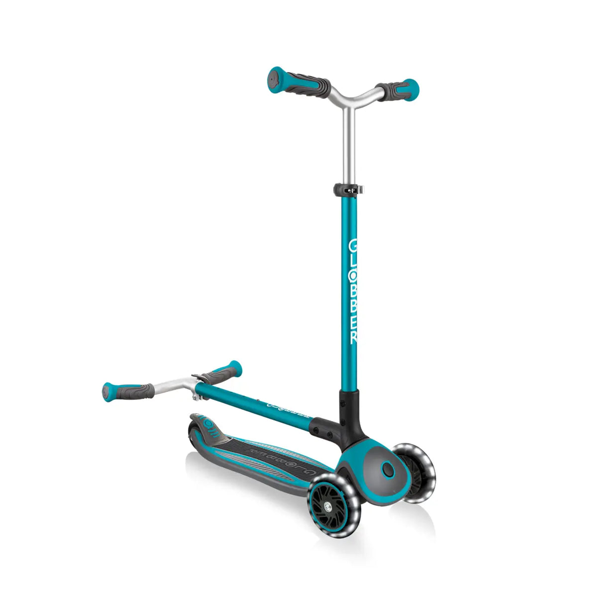 GLOBBER MASTER LIGHTS SCOOTER - TEAL