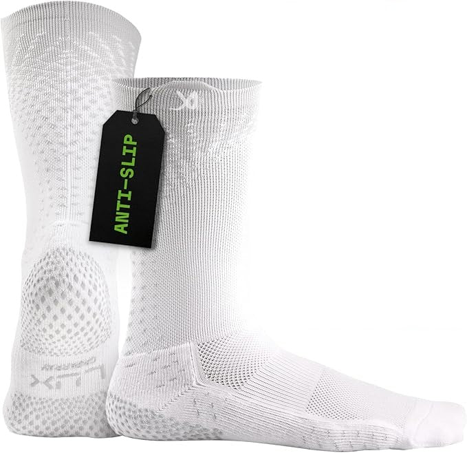 Lux Pro Cleat Performance Grip - Calf Sock - White
