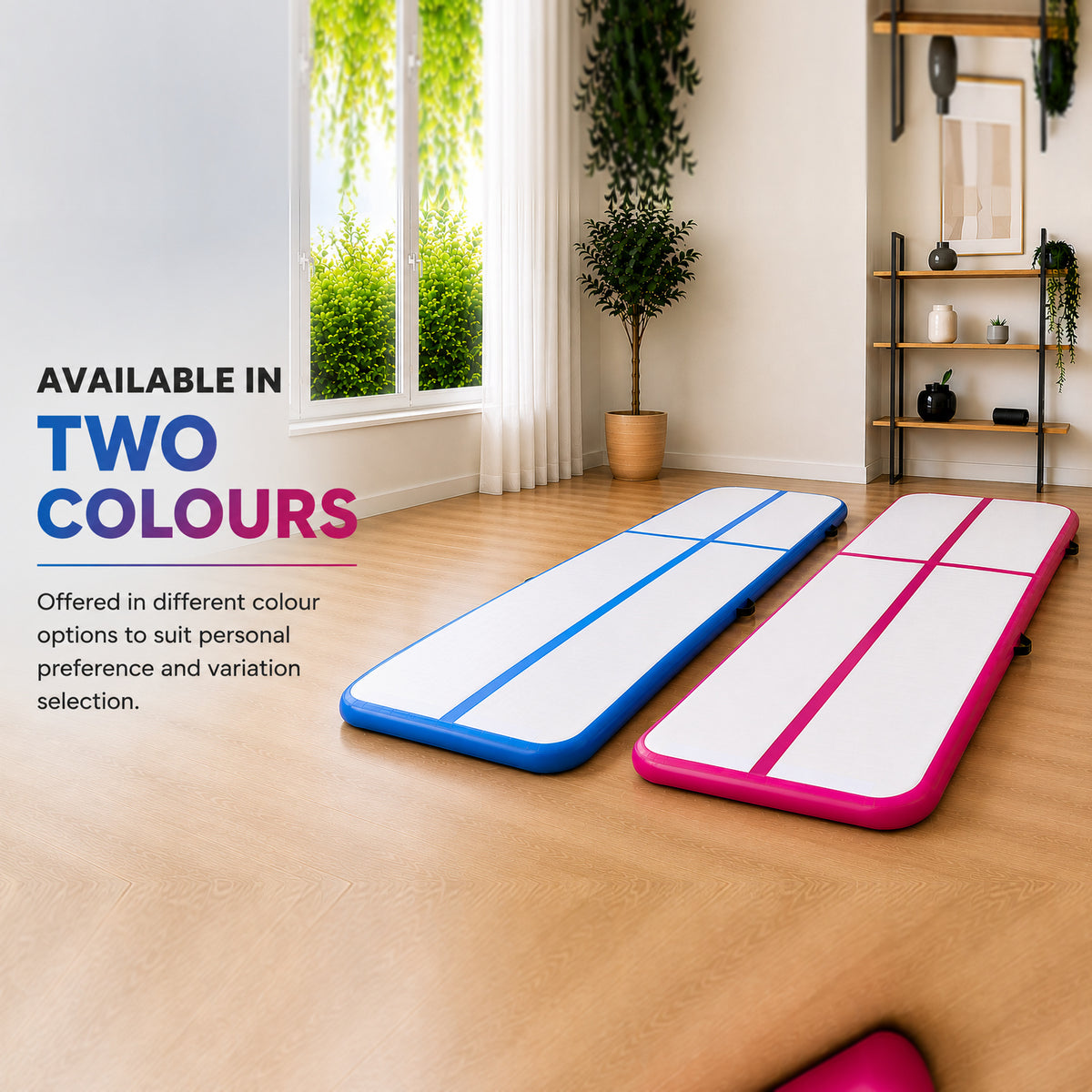 Air Track Inflatable Gymnastics Mat with Air Track Pump