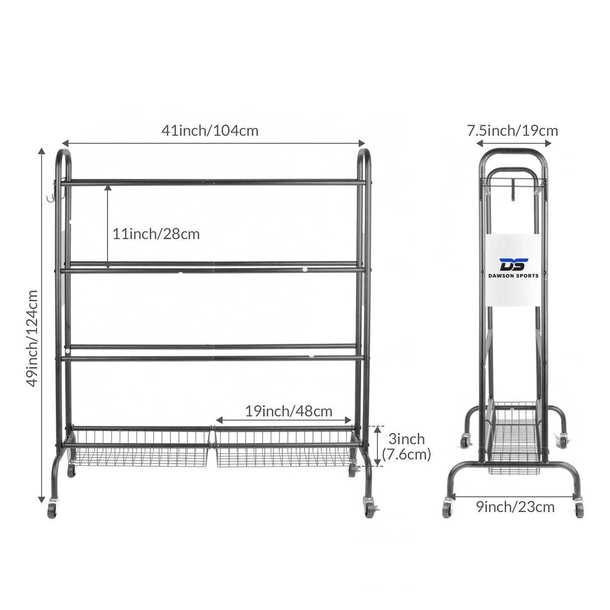 Mobile Ball Rack/Cart