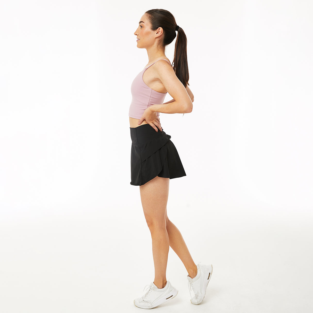 Lira Tennis Skirt - Black