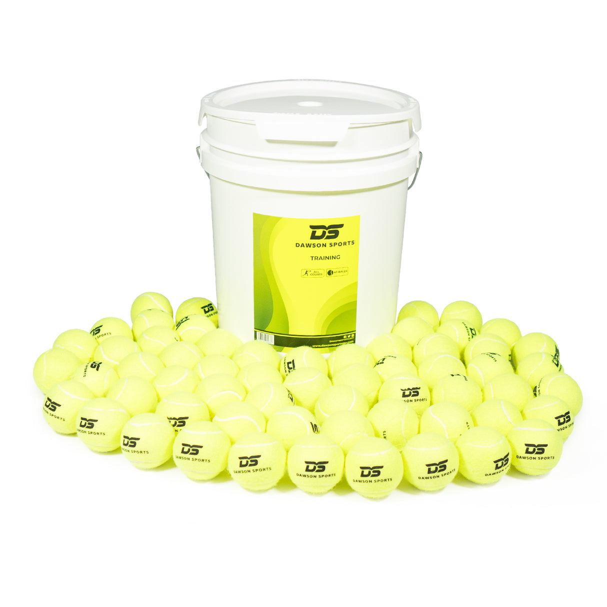 Low Bounce Tennis Balls - Set of 60
