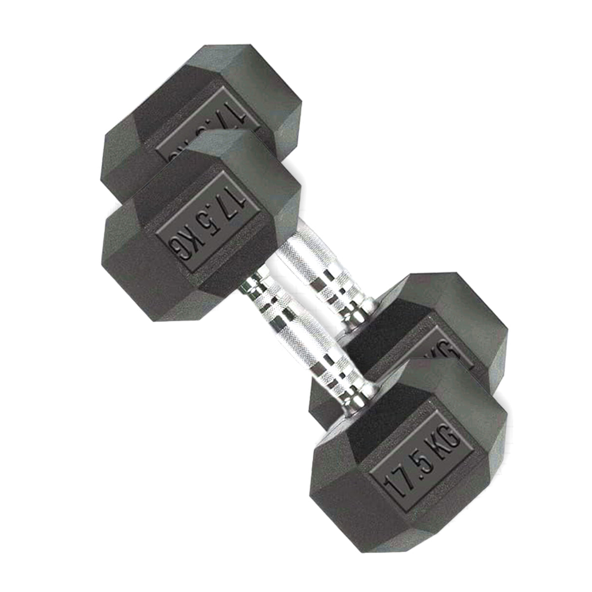 TP HEX Rubber Dumbbells (Pair)