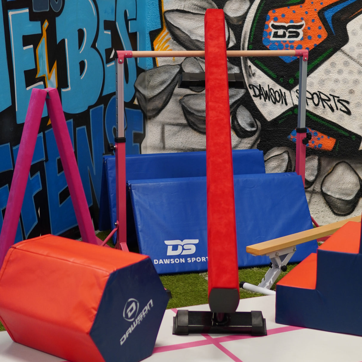 Folding Gymnastic Mat - Red