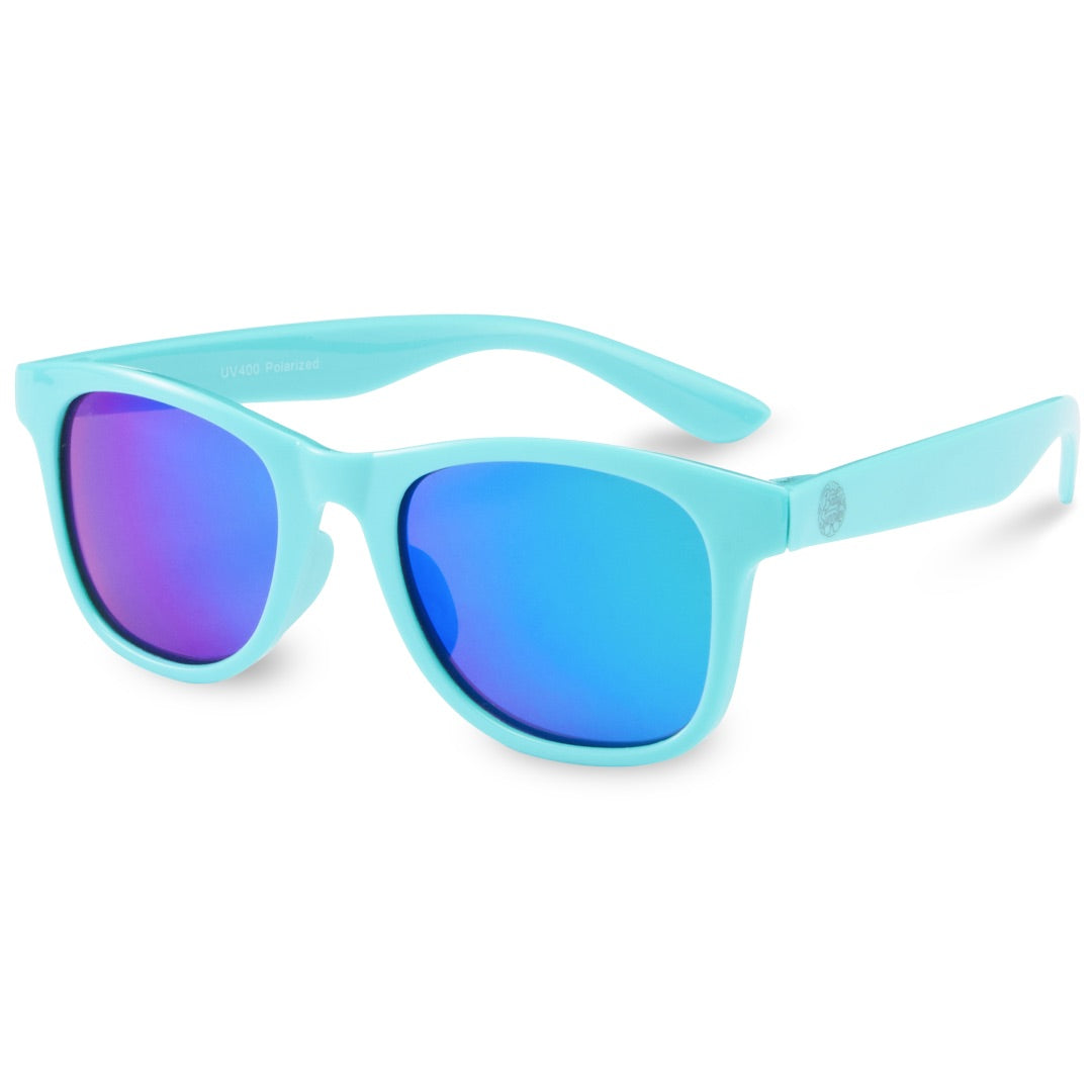 Baby Sunnies - Sky Blue Polarized Kids Sunglasses 3-8 Years