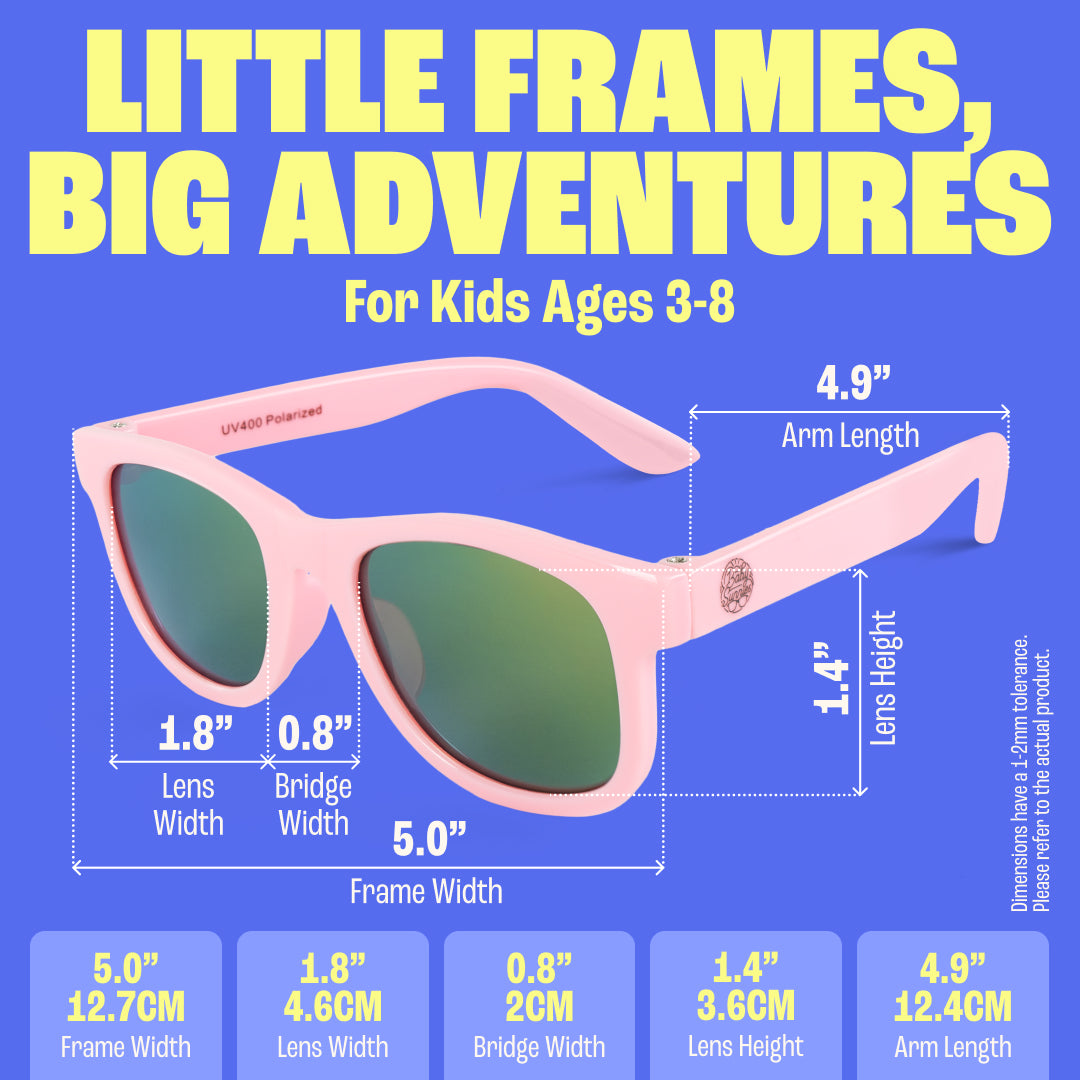 Baby Sunnies - Barbie Pink Polarized Kids Sunglasses 3-8 Years