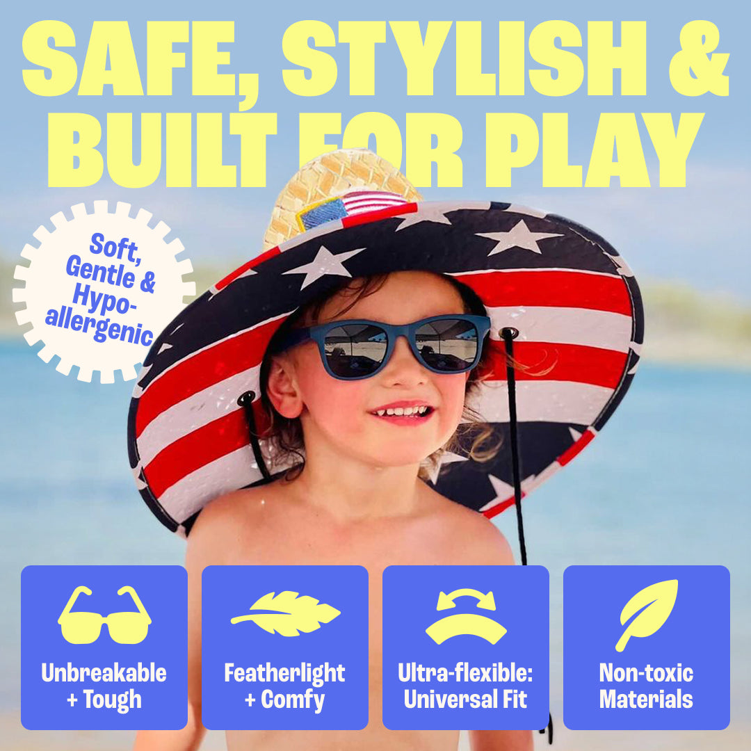 Baby Sunnies - Barbie Pink Polarized Kids Sunglasses 3-8 Years