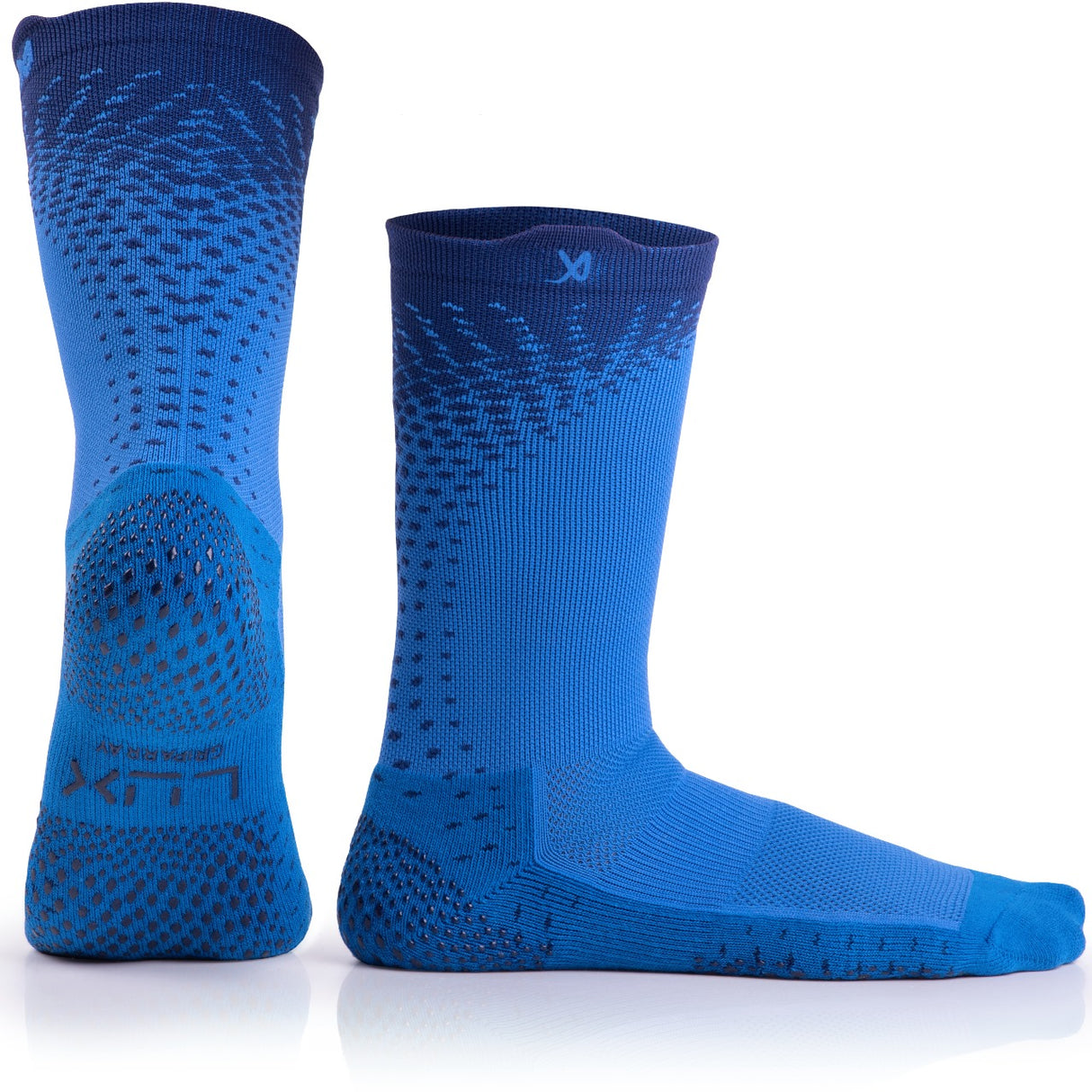 Lux Pro Cleat Performance Grip - Calf Sock - Blue