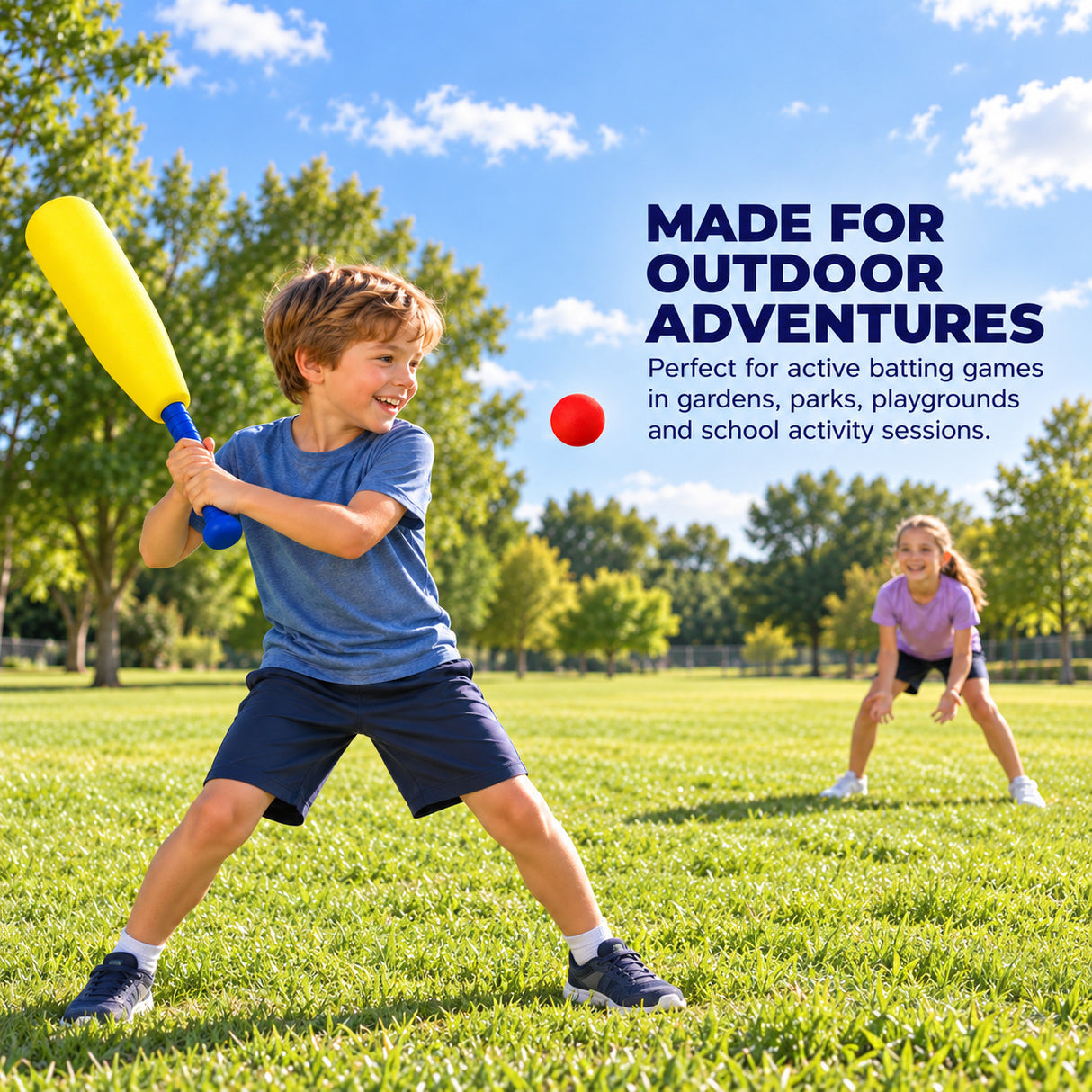 Foam Baseball Bat and Ball Set
