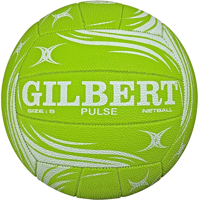 Gilbert Pulse Netball (Green/White) - Size 4
