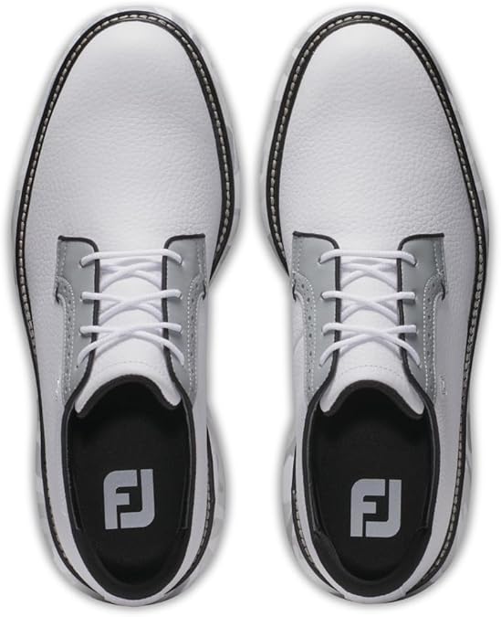 FootJoy Traditions Blucher Men's Golf Shoe - White/Grey Camo