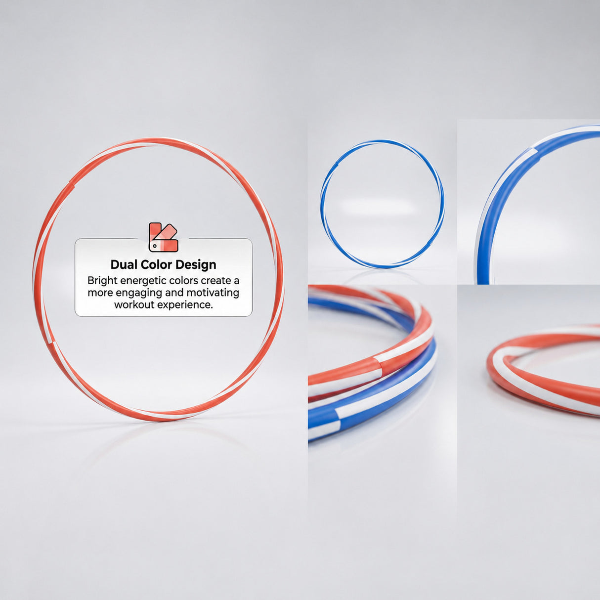 Gymnastics Training Hoops (Dual Colors)