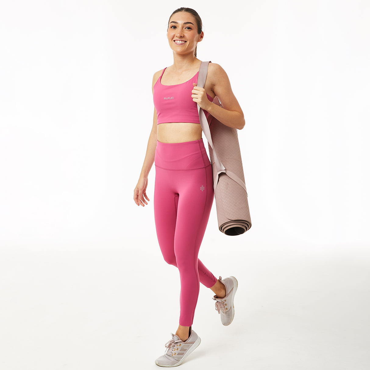 Lily High Waisted Legging - Hot Pink