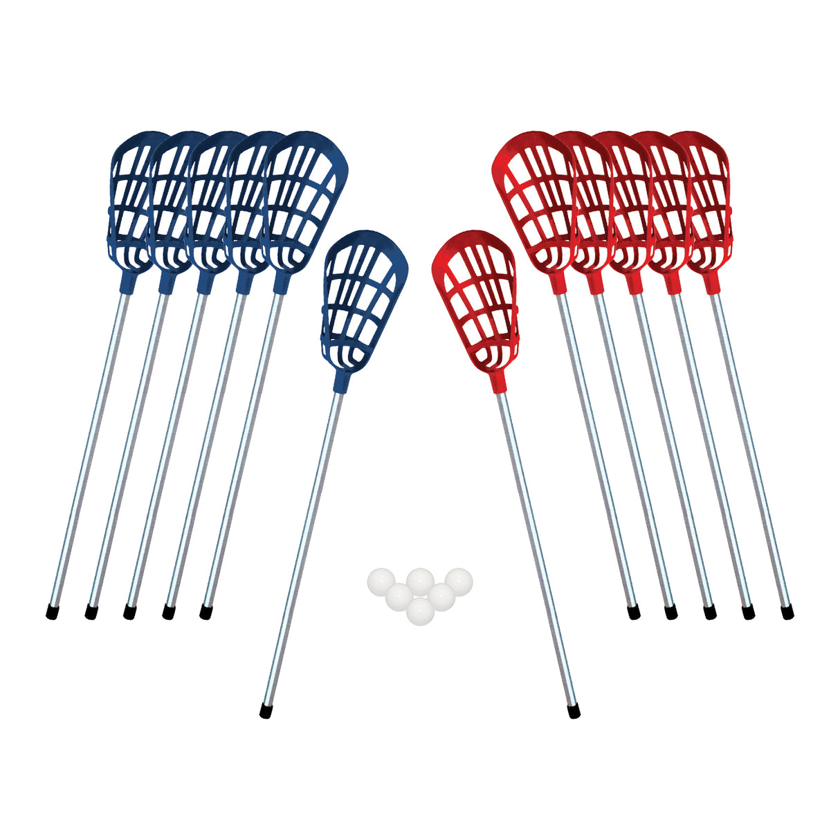 Lacrosse Hockey Set 42" (12 Bats , 6 balls)