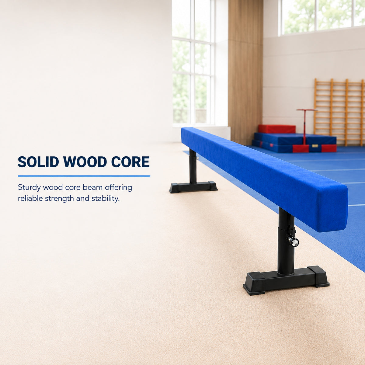 Lower Height Adjustable Balance Beam