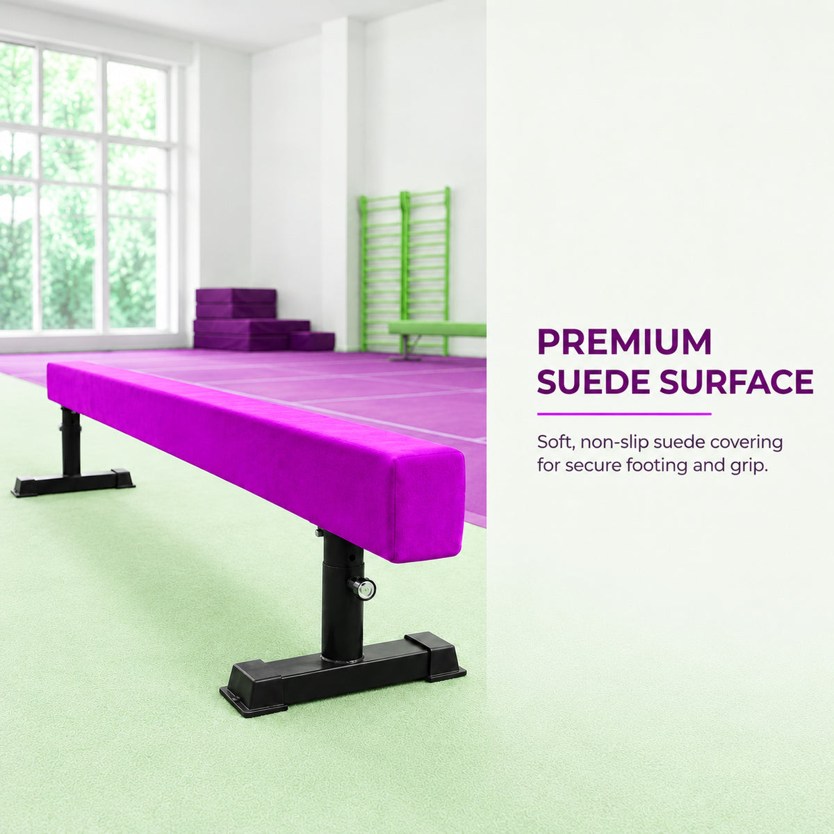 Lower Height Adjustable Balance Beam