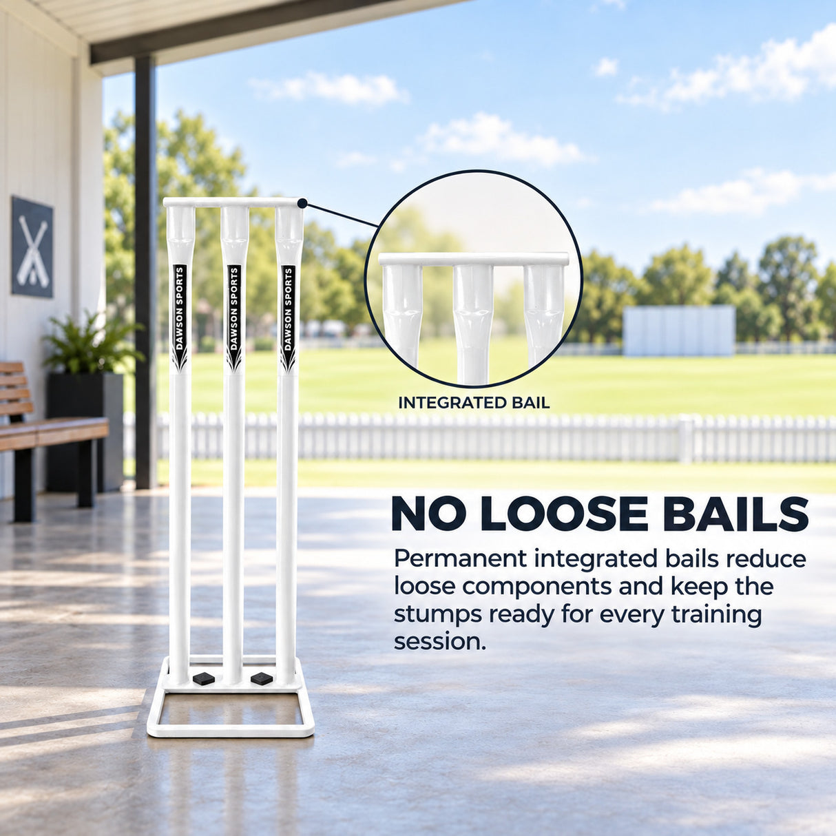 Metal Stumps Set