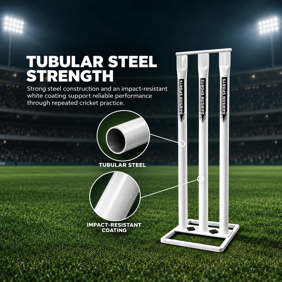 Metal Stumps Set