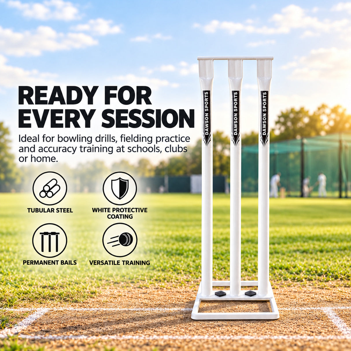 Metal Stumps Set
