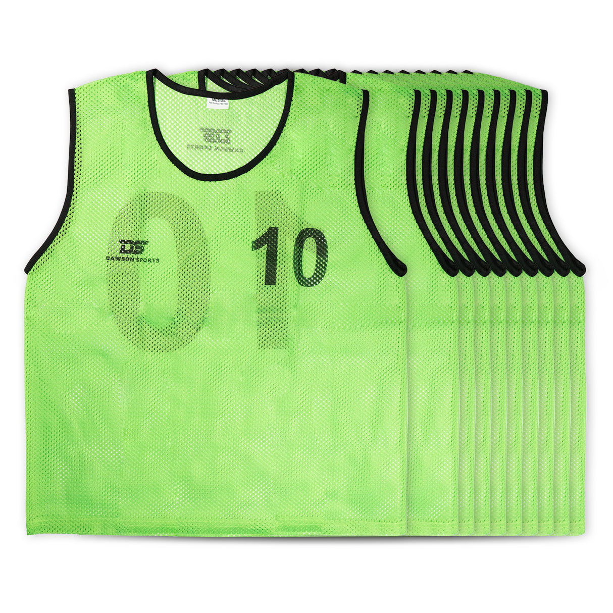 Numbered Mesh Bibs (Set of 10)