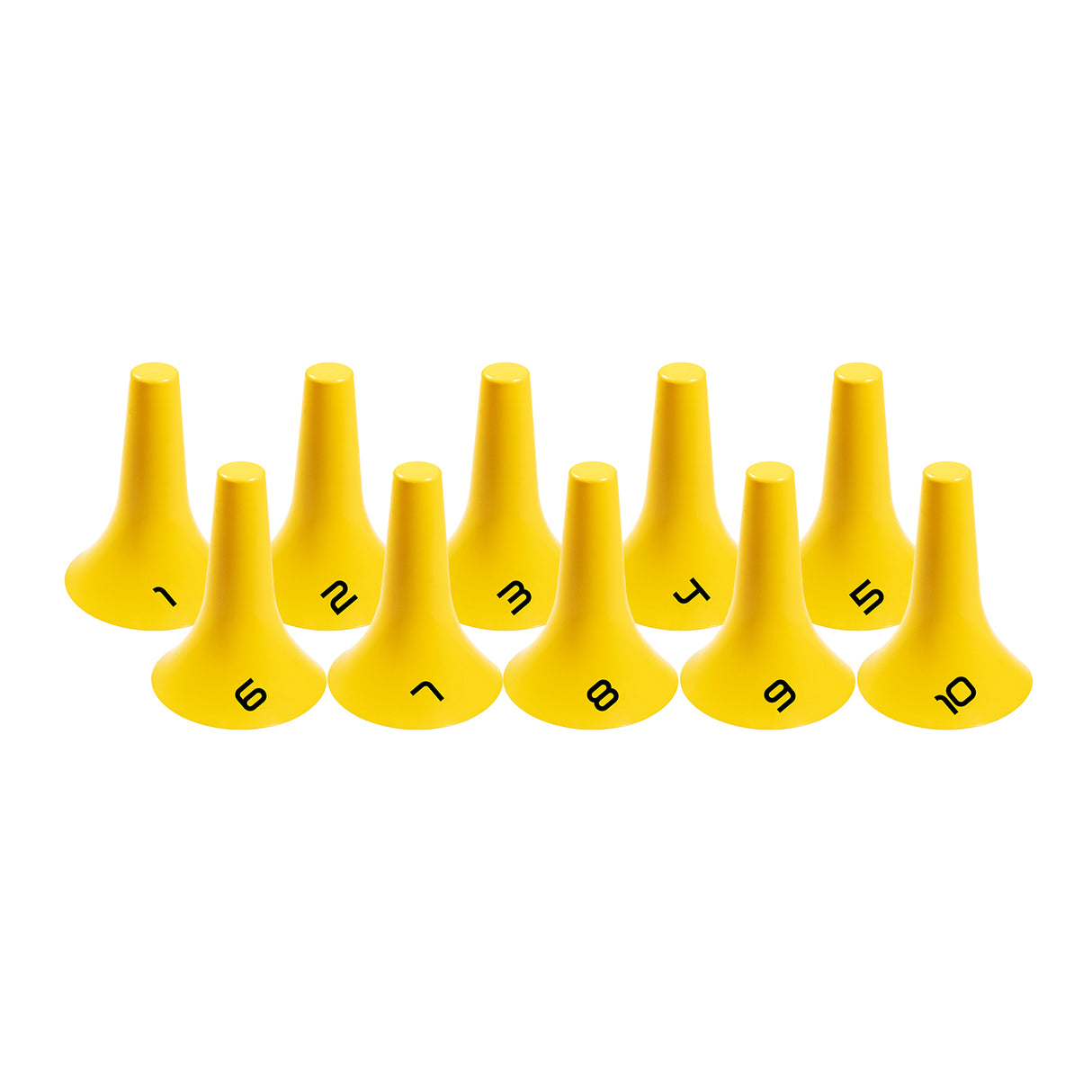 Numbered Sphere Cones (Set of 10)