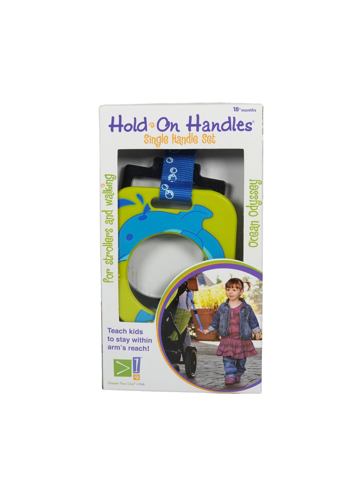 Hold-On Handles Ocean Odyssey Dolphin Single Handle Set