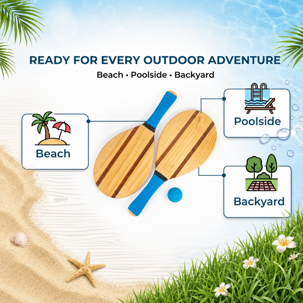 Palm Sands Beach Paddle Set