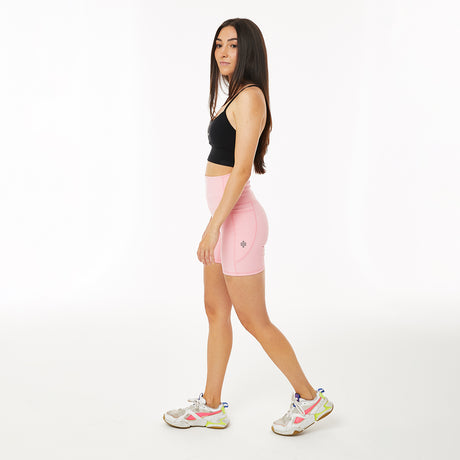 Olivia Side Pocket Shorts- Pink