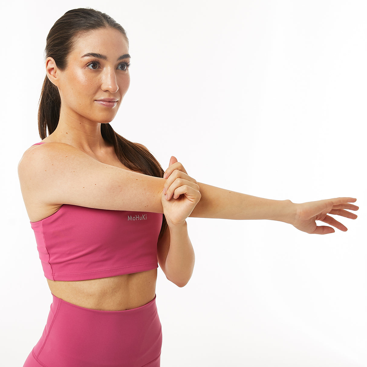 Billie Biker High Waist Short - Rose Red