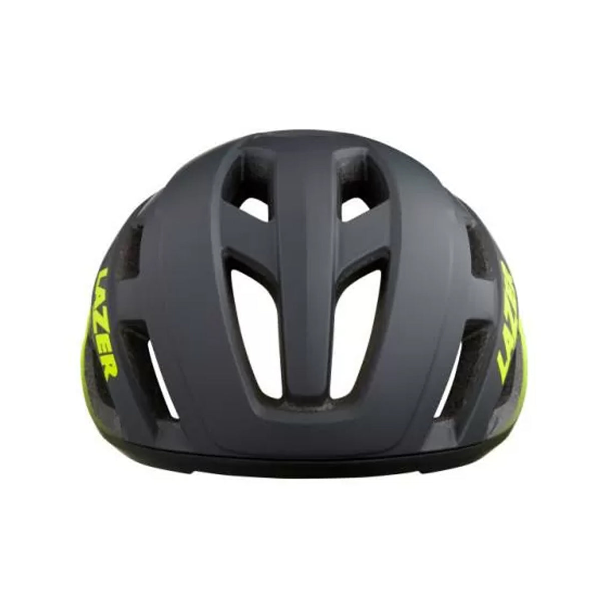 Lazer KC / Matte Dark Grey Flash Yellow M