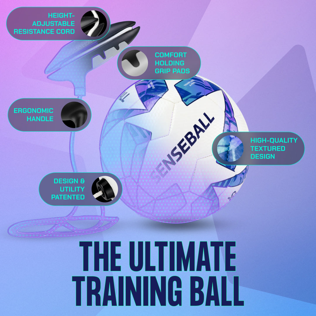 Senseball Soccer Kick Trainer All-Level - Size 3 Ball (Blue)