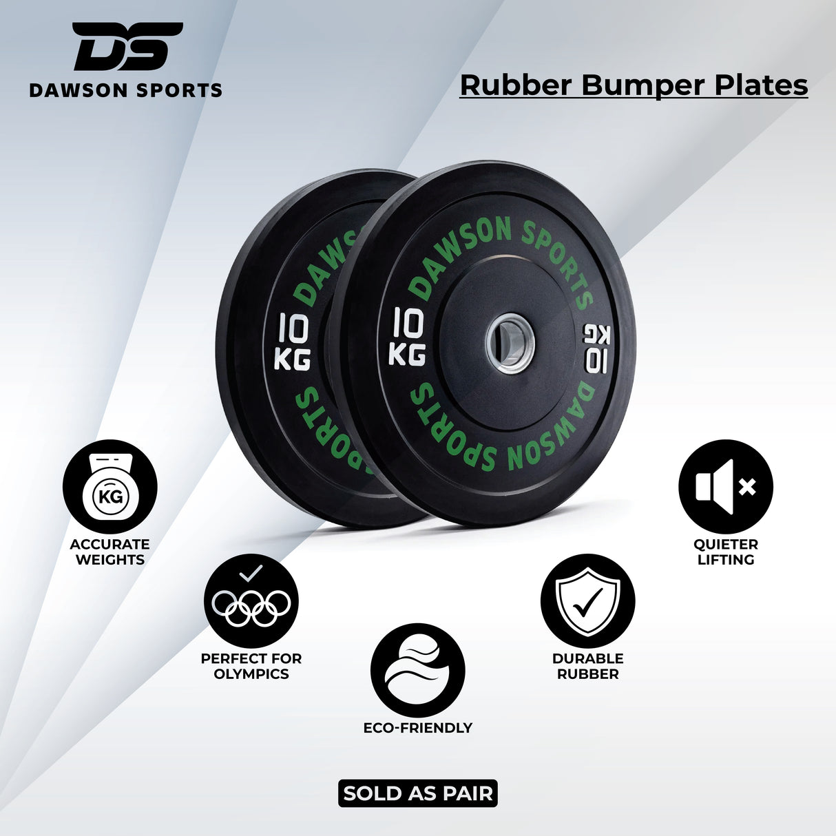 Rubber Bumper Plates (w/ upturned ring)