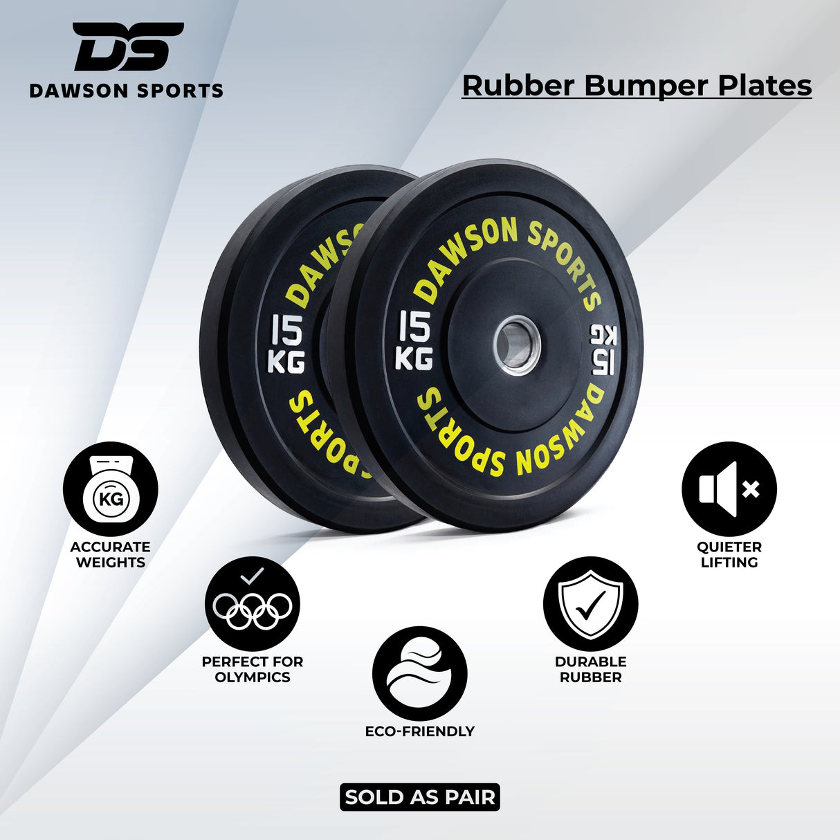 Rubber Bumper Plates (w/ upturned ring)