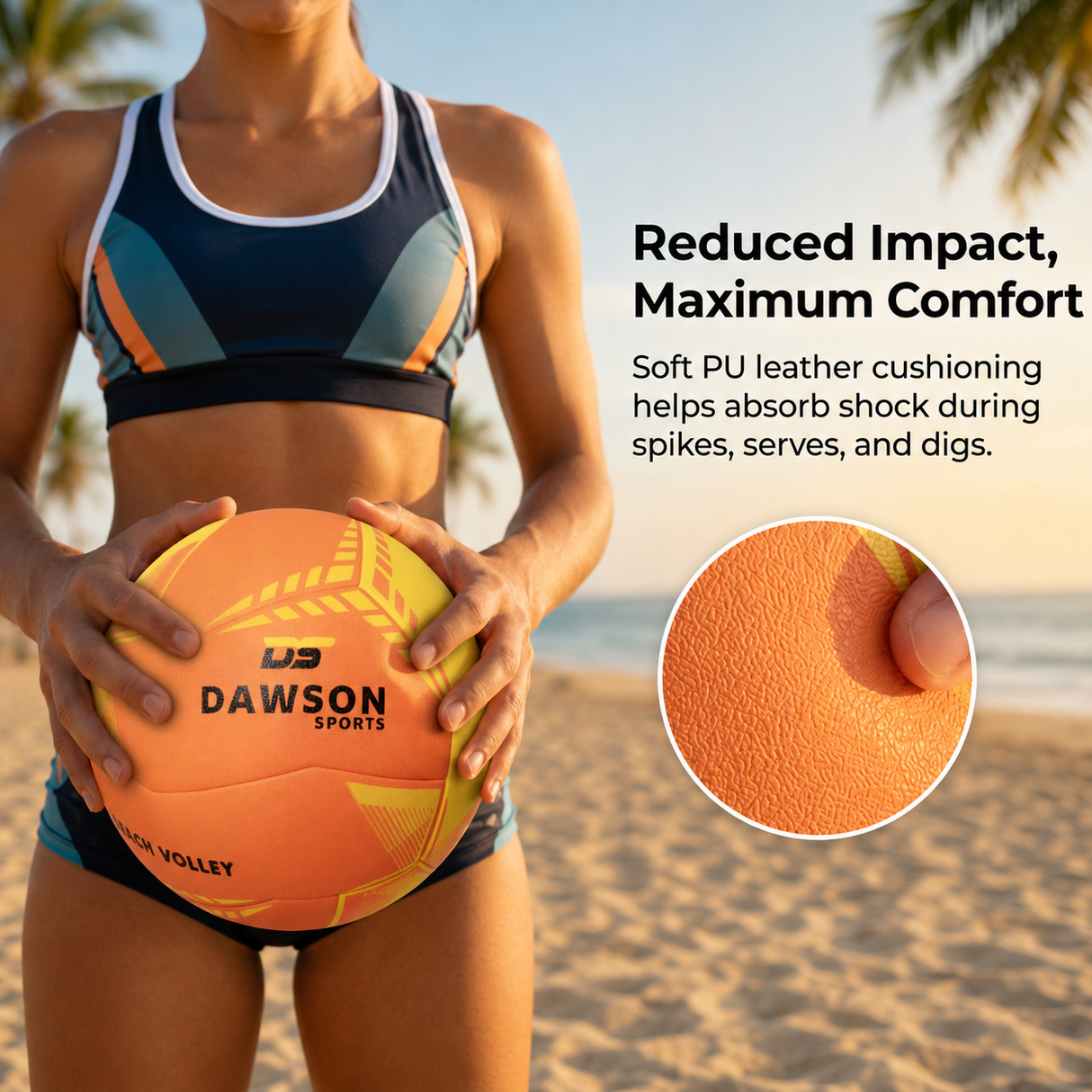 Soft Cushion Beach Volleyball - Size 5