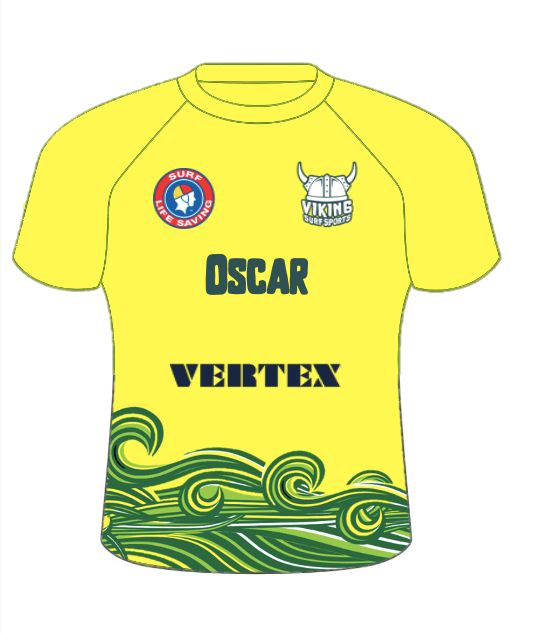 Vikings Yellow Rashguards