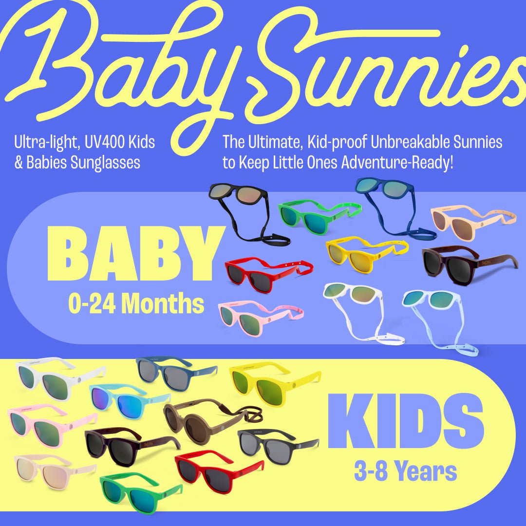 Baby Sunnies - Navy Blue Polarized Kids Sunglasses 3 - 8 Years - Sunglasses - Dawson Sports