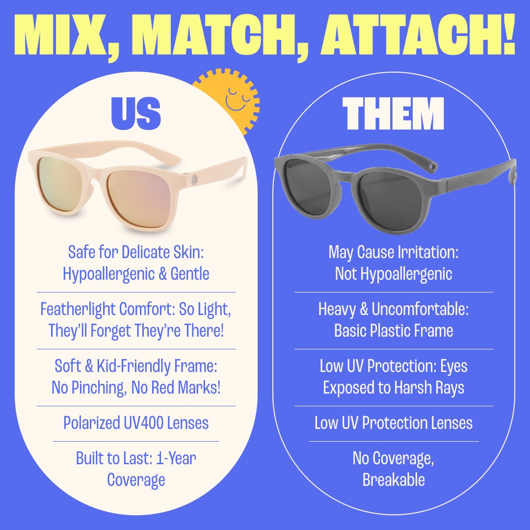 Baby Sunnies - Peach Polarized Kids Sunglasses 3 - 8 Years - Sunglasses - Dawson Sports