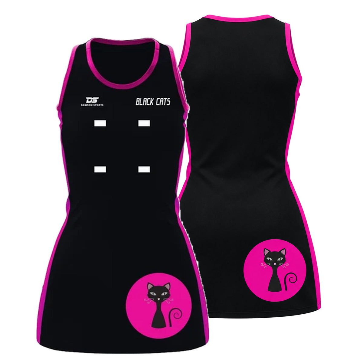 Black Cats Netball Dress