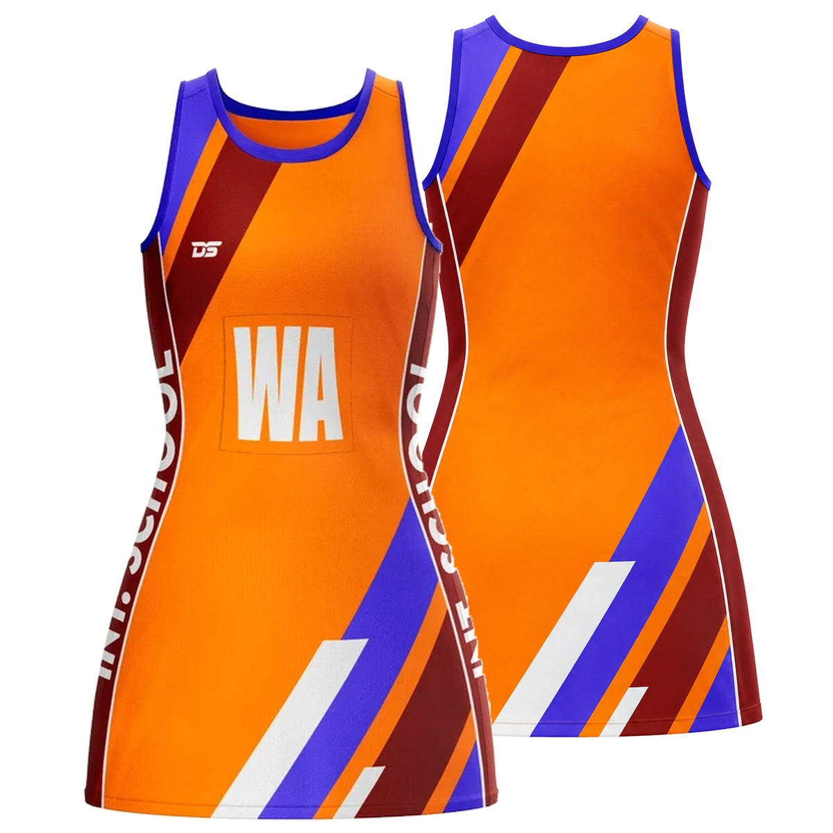 Custom Netball Dress - Design 32