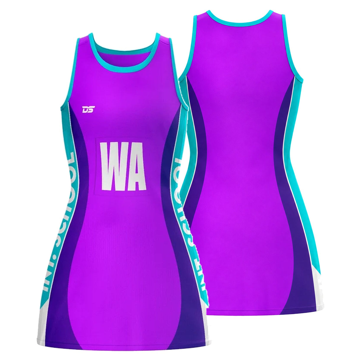Custom Netball Dress - Design 33