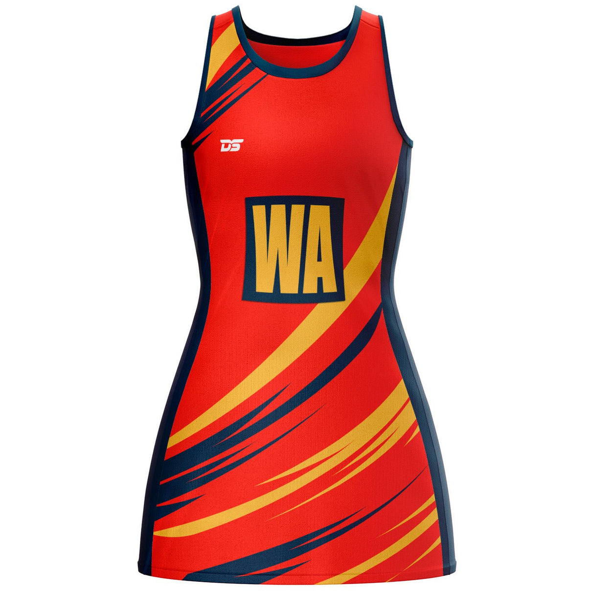 Custom Netball Dress - Design 17 - Bespoke Apparel - Dawson Sports