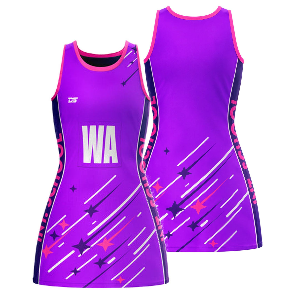 Custom Netball Dress - Design 20