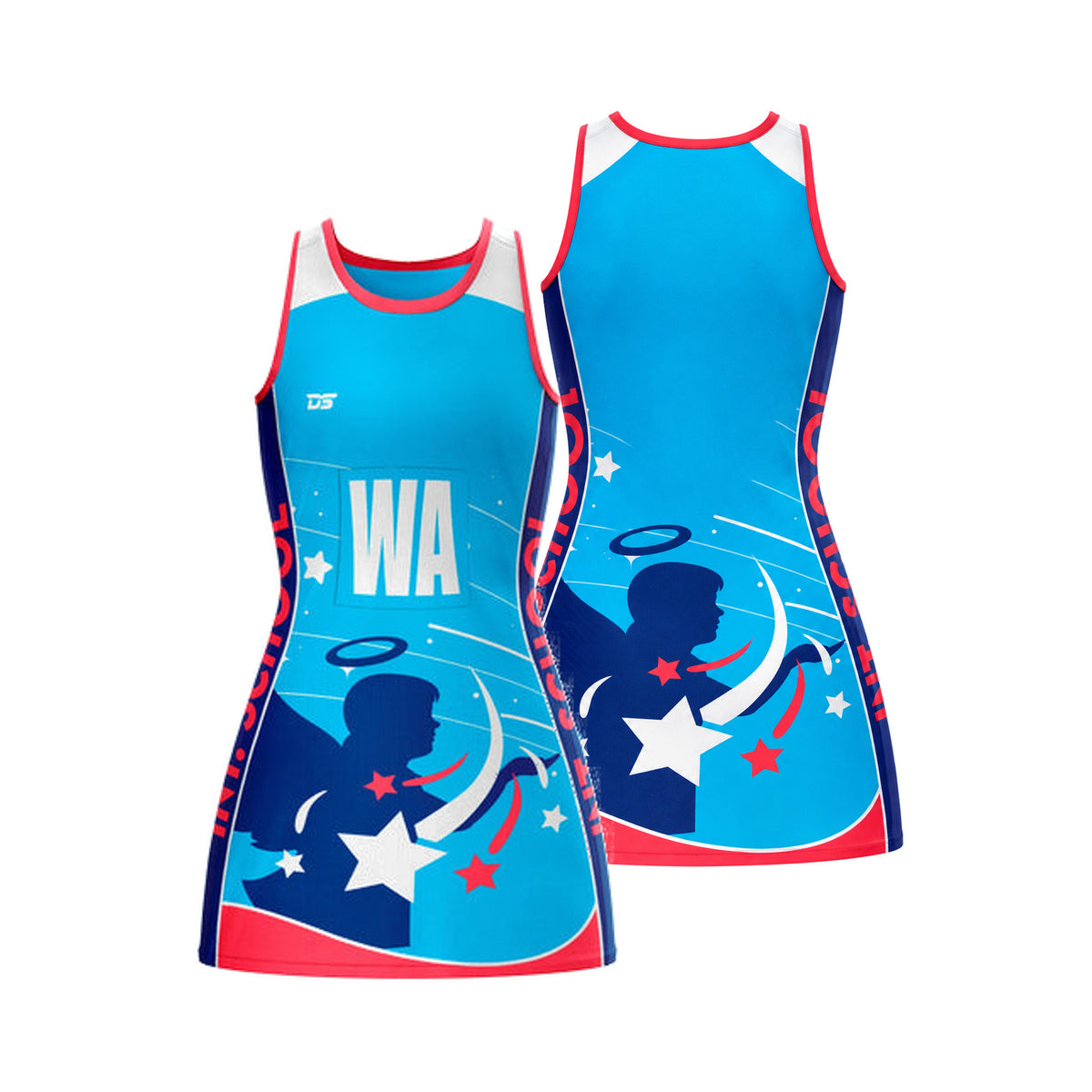 Custom Netball Dress - Design 11