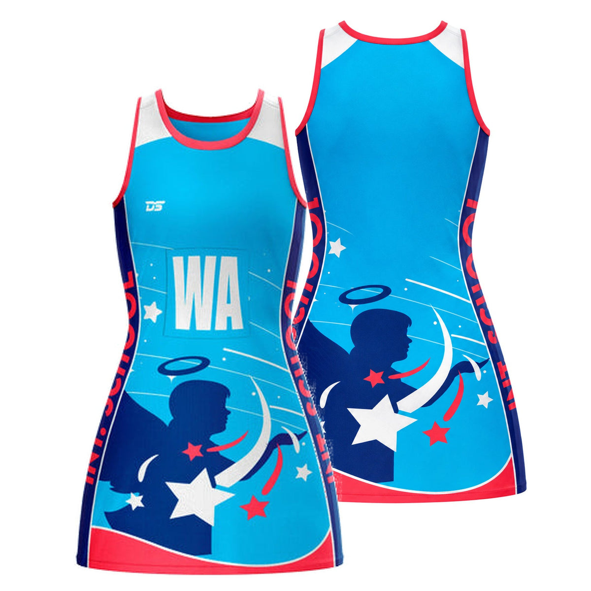 Custom Netball Dress - Design 11
