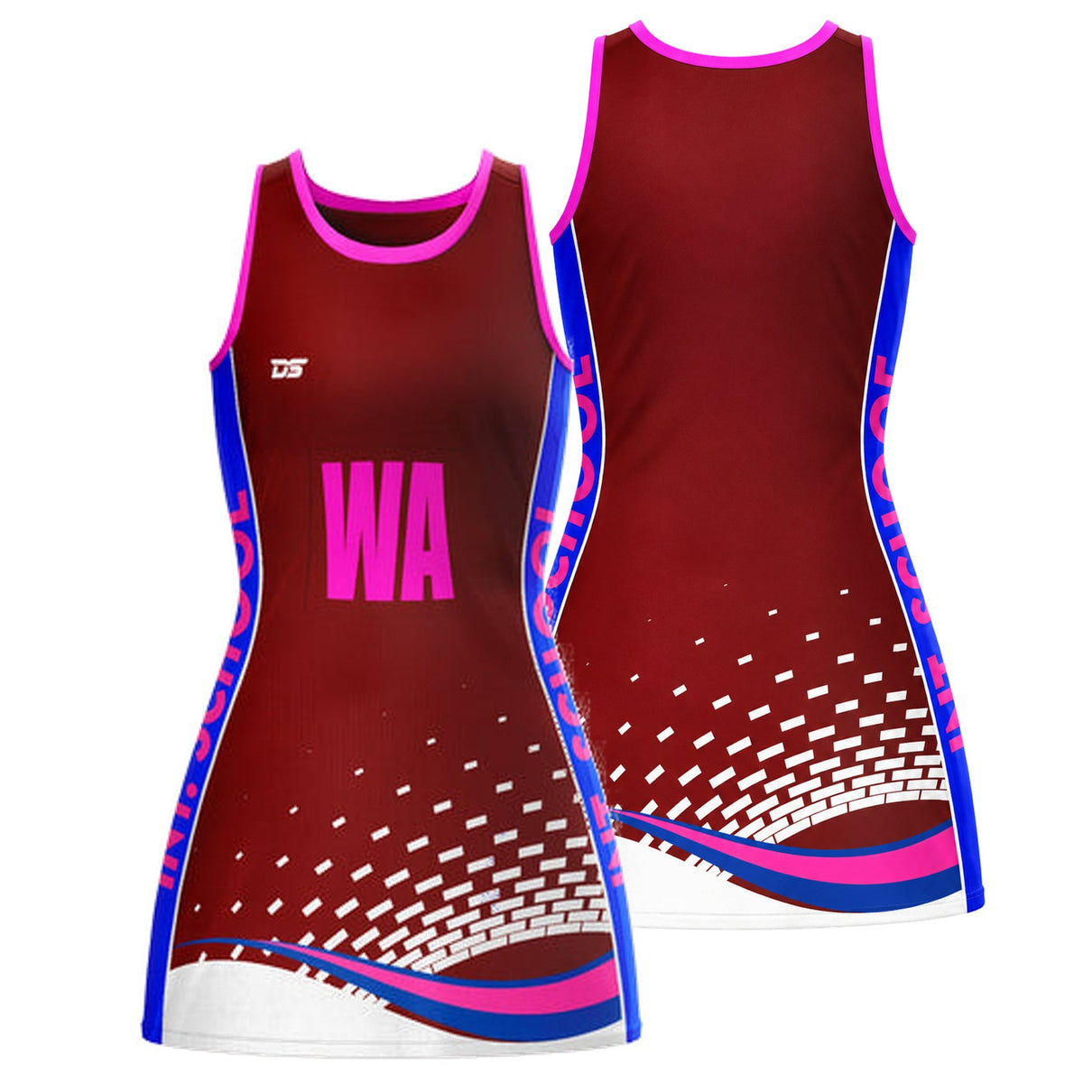 Custom Netball Dress - Design 19