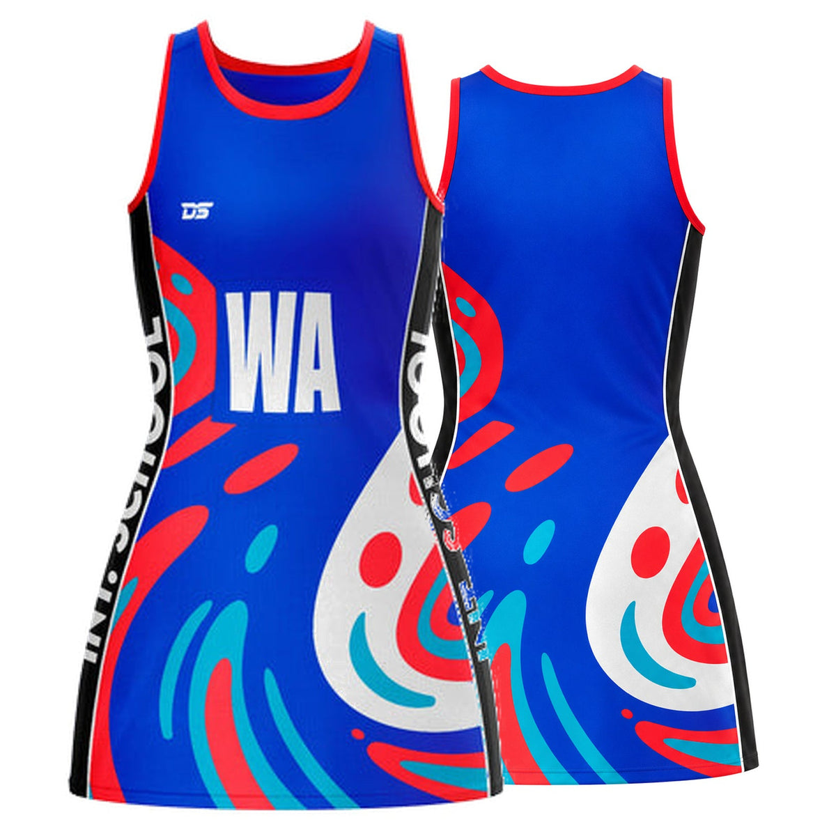 Custom Netball Dress - Design 10